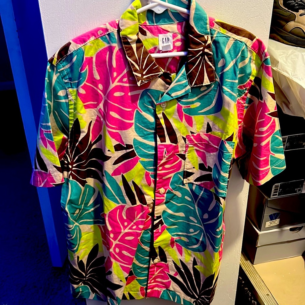 Big boys button shirt.